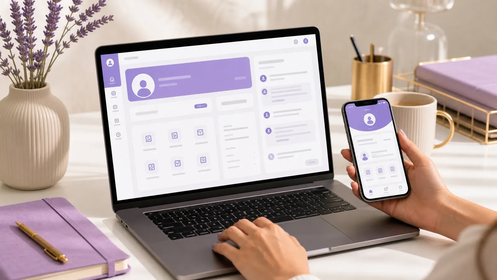 Service provider reviewing new InmateLink leads between client meetings