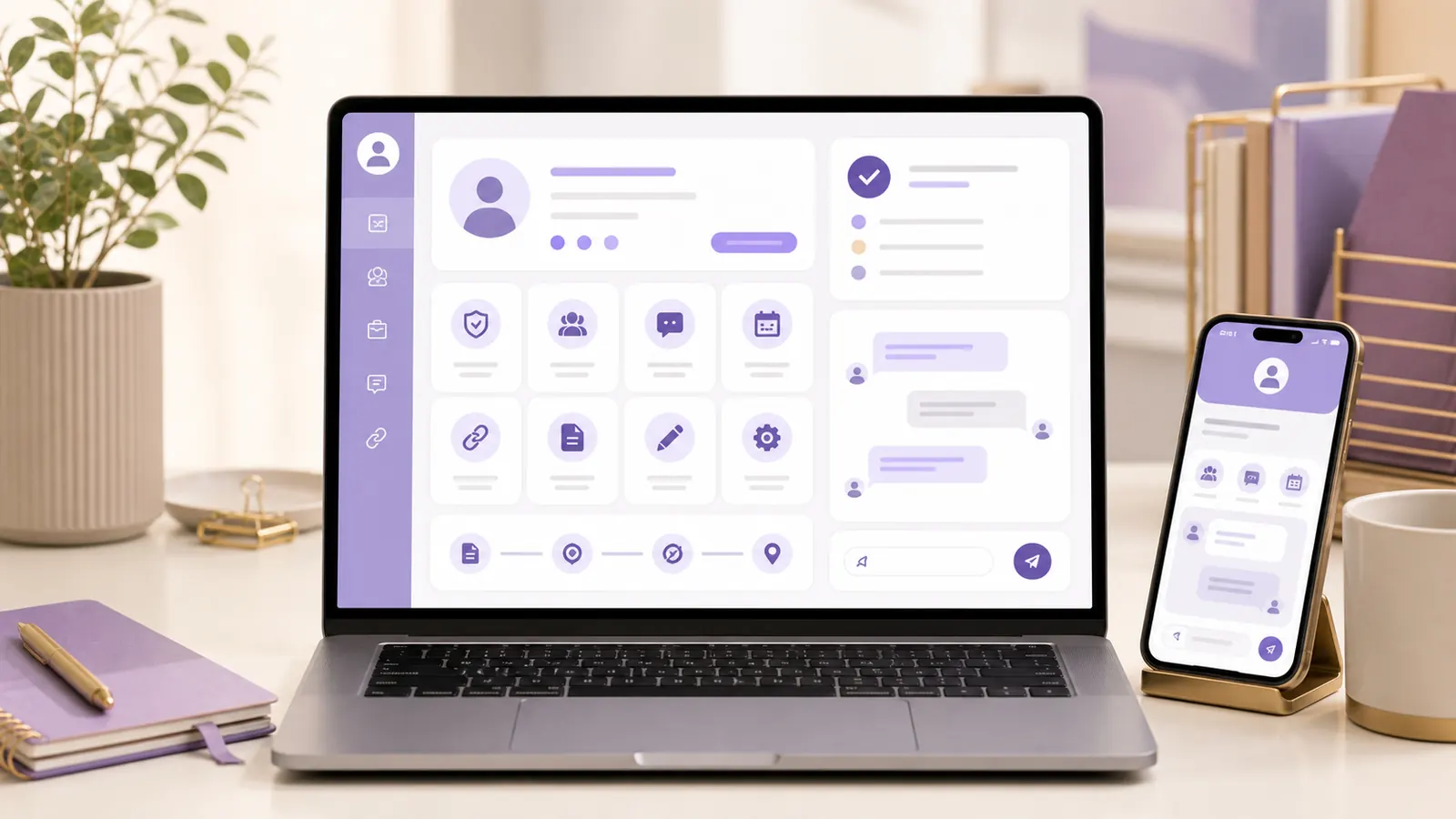 Provider analytics dashboard showing leads messages and return on investment