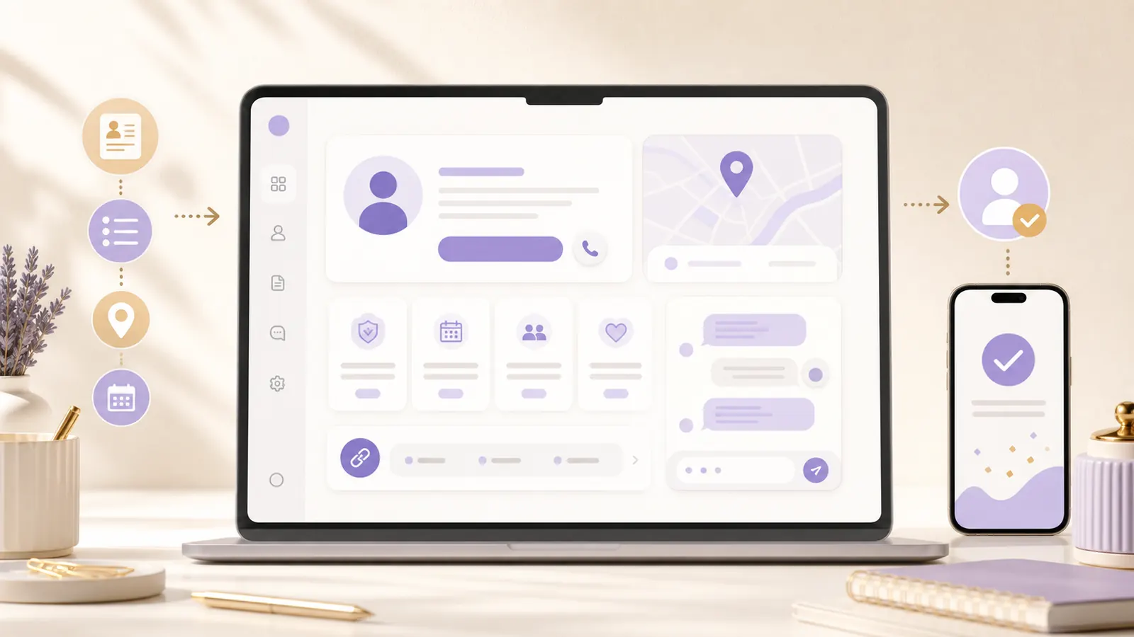 InmateLink marketplace funnel connecting family searches to provider leads