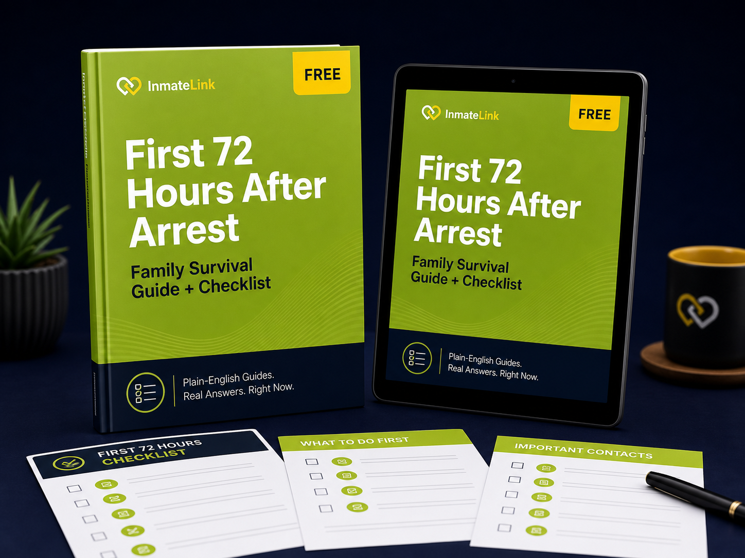 Free 72-hour InmateLink Survival Guide cover