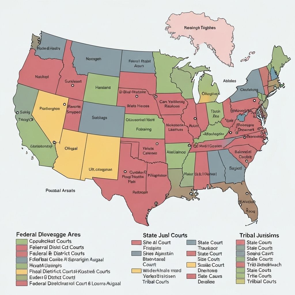 US coverage map showing facility locations for notary services